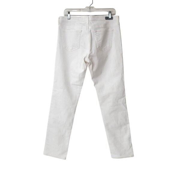 Adriano Goldschmied White Jeans The Stevie Slim Straight - Picture 4 of 5